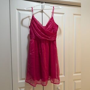 Charlotte Russe Vibrant Pink Dress